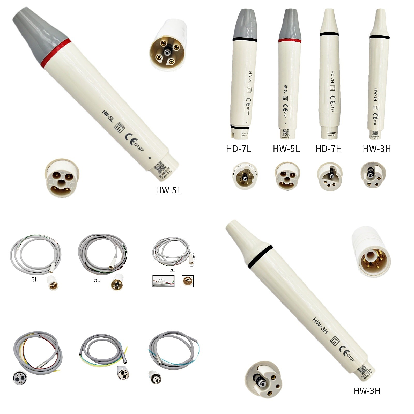 Dental Scaler Ultrasonic - Professional Dentals Ultrasonics Scaler Handpiece Kit