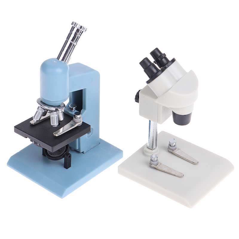 Medical Laboratory Technology - 1Pc 1:12 Dollhouse Miniature Microscope Laboratory