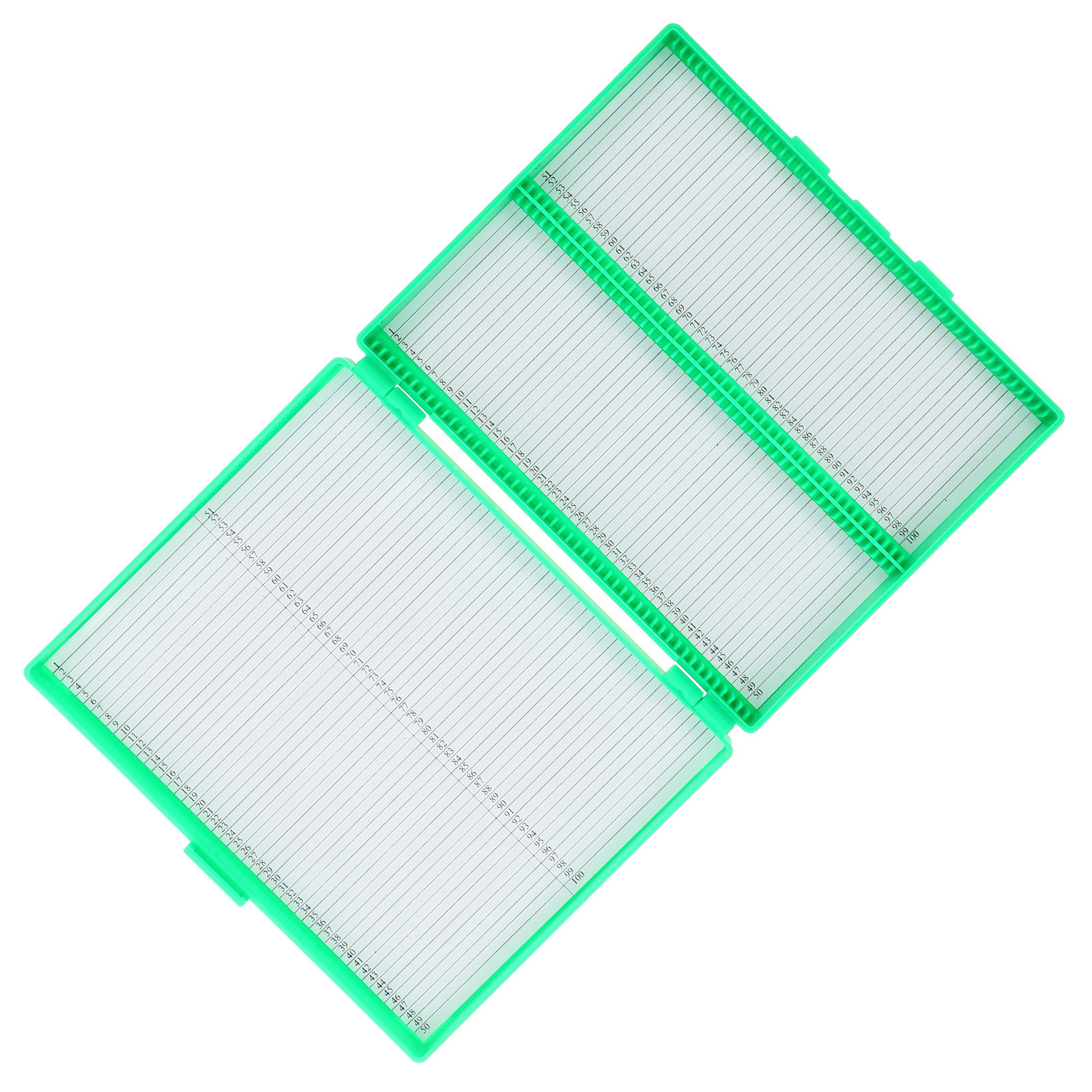 Pathology Slide Storage - 100-Piece Pathology Slide Boxes Waterproof Plastic