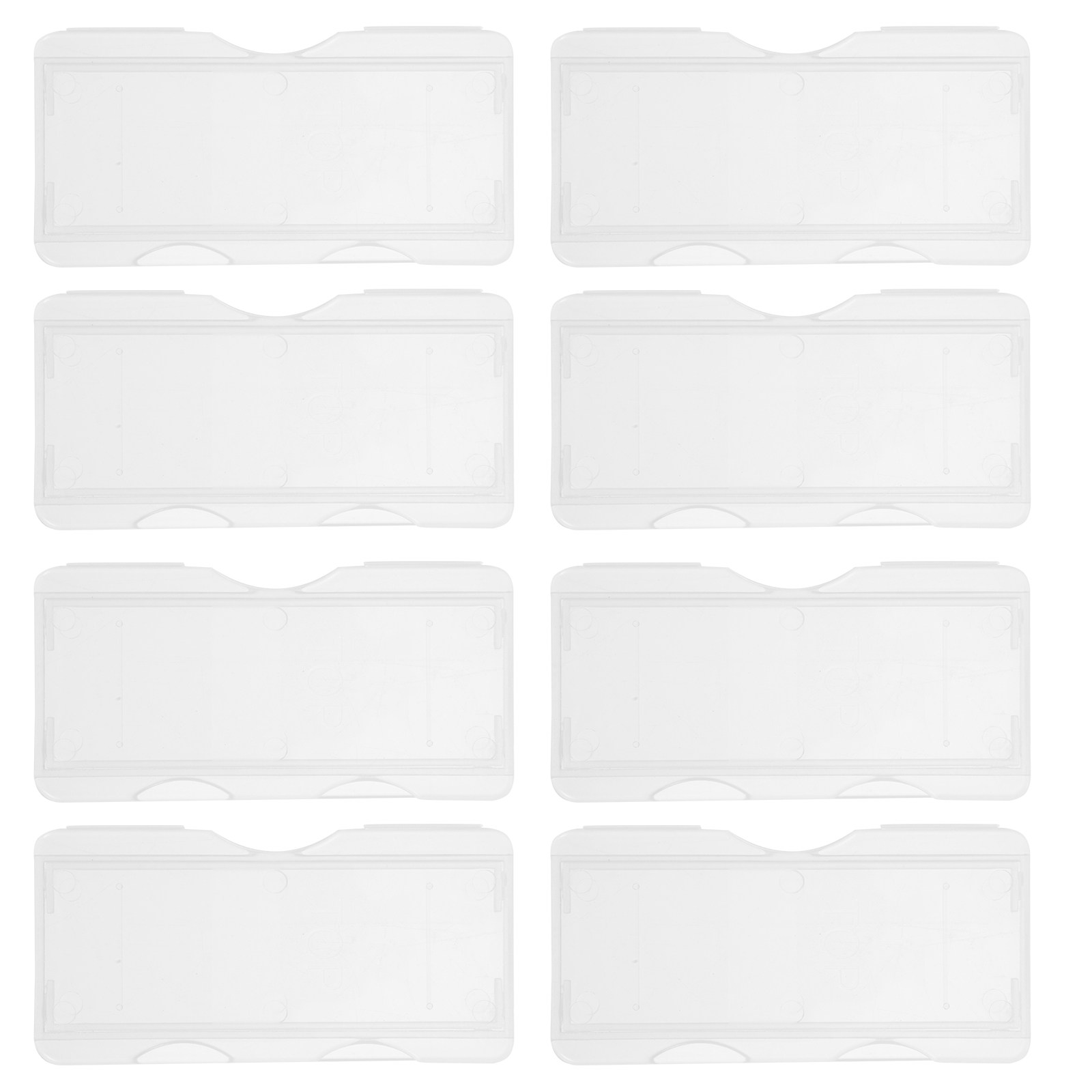 Pathology Slide Storage - 100Pcs Plastic Microscope Slide Holder Boxes