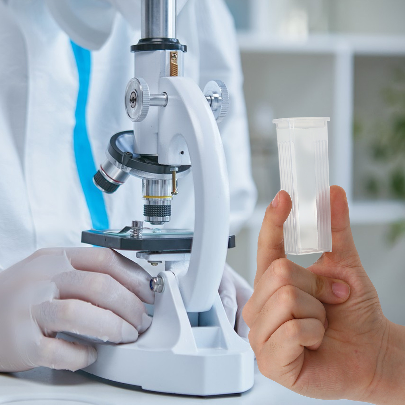 50Pcs PP for Microscope Glass  - огляд і ціна Pathology Slide Storage