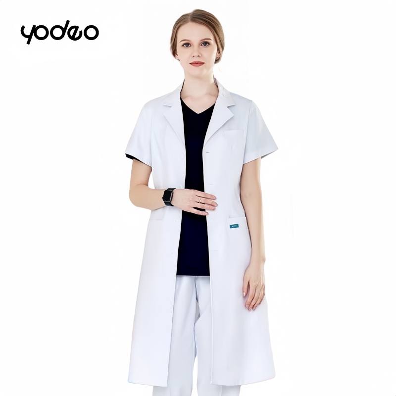 White lab coat short sleeved f - огляд і ціна Medical Lab Coat