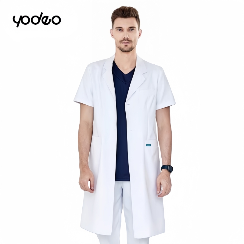 White lab coat short sleeved f - огляд і ціна Medical Lab Coat