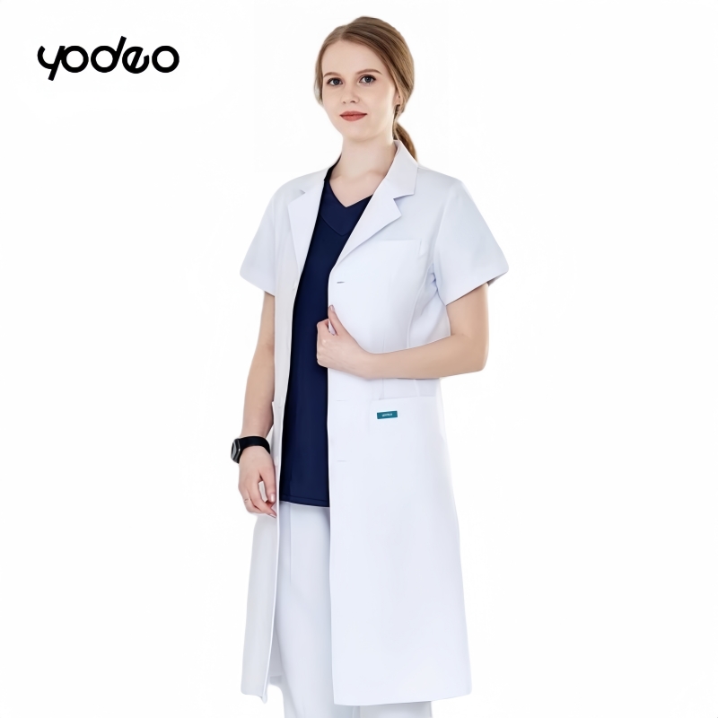White lab coat short sleeved f - огляд і ціна Medical Lab Coat
