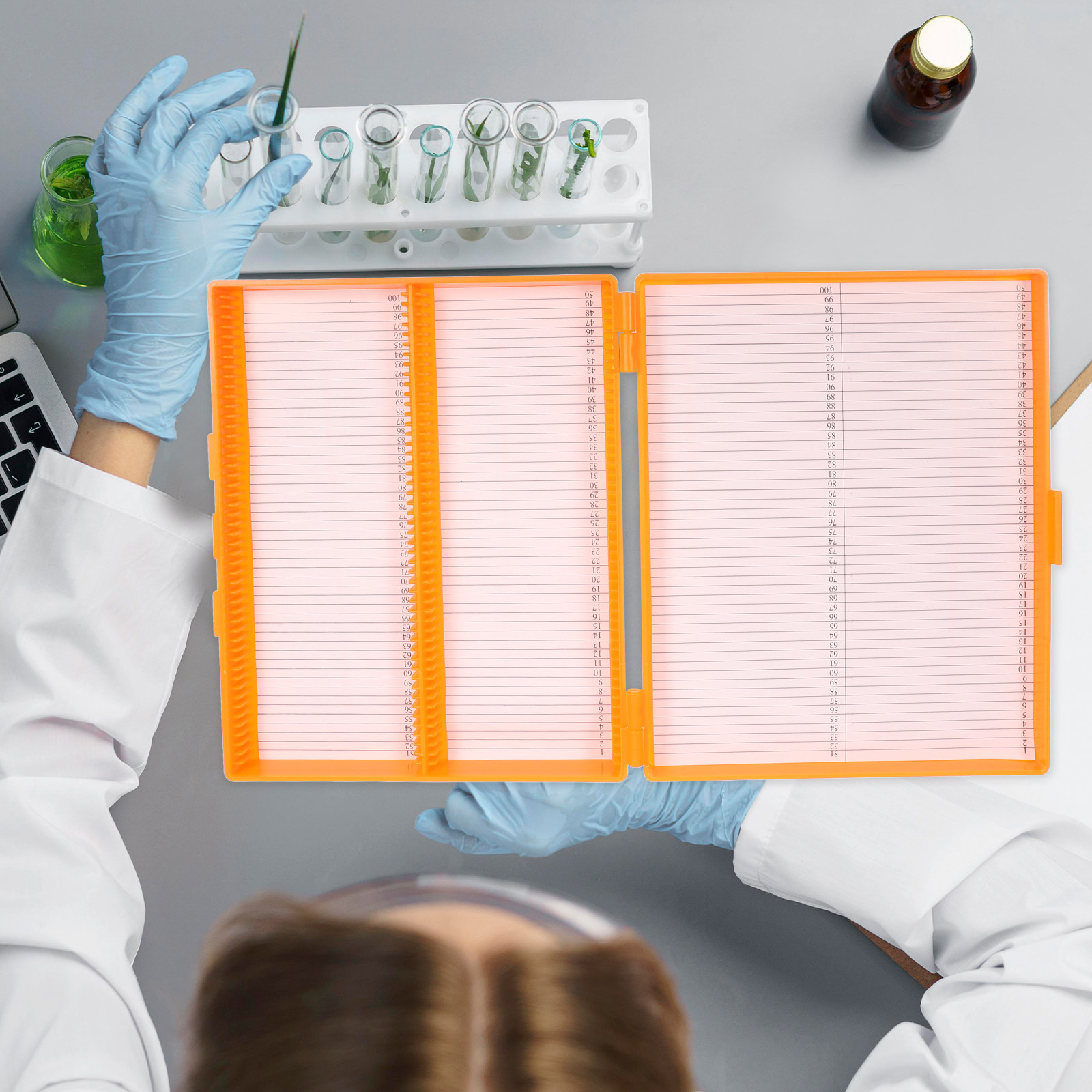 100-Piece Pathology Slide Boxe - огляд і ціна Pathology Slide Storage