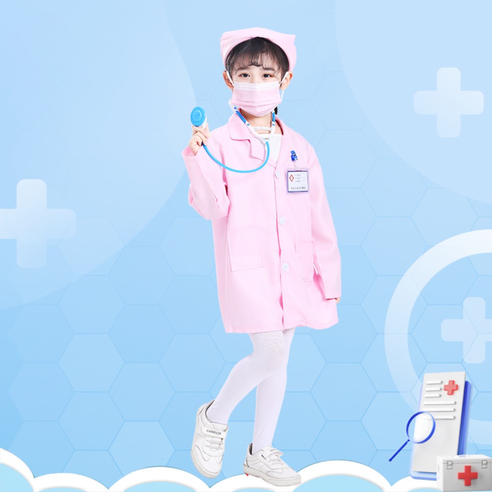 Kids Doctor & Nurse Role Play  - огляд і ціна Medical Lab Coat