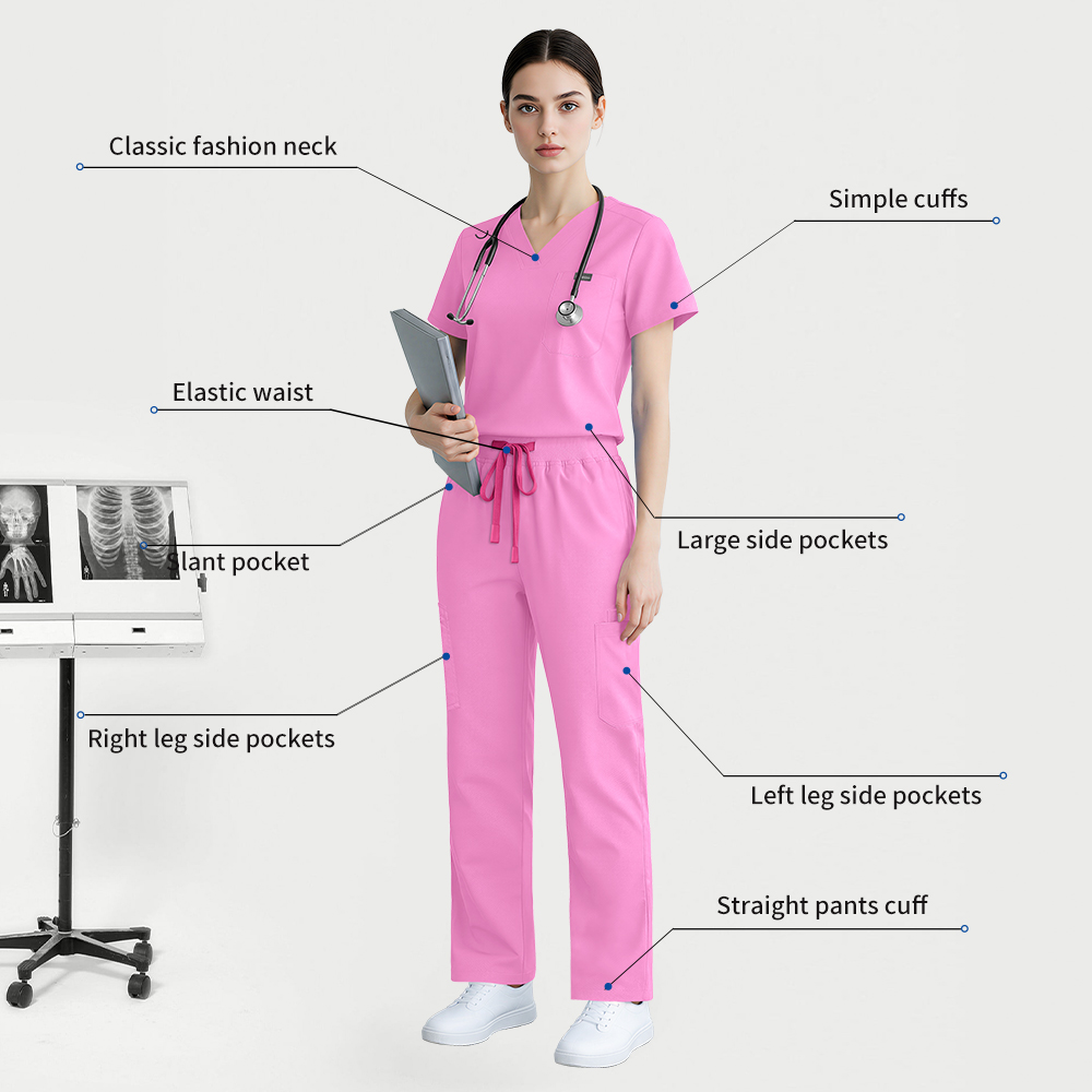 Niaahinn Dentistry Scrub Tops+ - огляд і ціна Medical Lab Coat