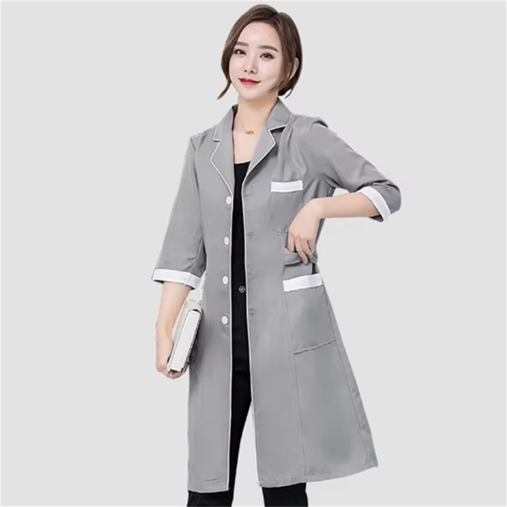 High grade gray solid color sl - огляд і ціна Medical Lab Coat